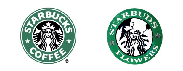 groene zeemeermin starbucks en joint rokende zeemeermin