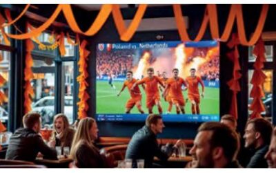 EK-wedstrijd in eetcafé – duur rondje